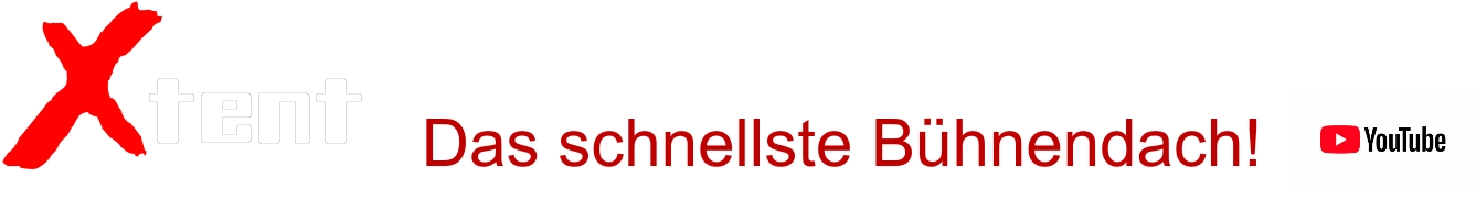 Das schnellste Bühnendach!